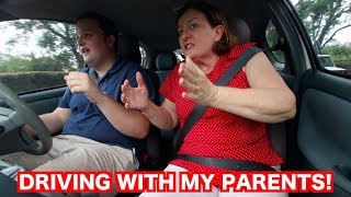 DRIVING WITH MY PARENTS MUM FREAKS OUT ON MAIN ROAD [upl. by Anrahc]