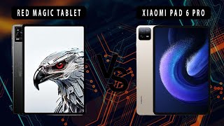 ZTE Nubia Red Magic Tablet VS Xiaomi Pad 6 Pro [upl. by Anniahs733]