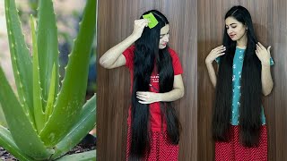 How To Use Aloevera Plant For Hair  My Secret Hair Grwoth Tips That Will Boost Hair Growth [upl. by Maker]