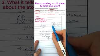 Plum pudding vs Nuclear model  GCSE Physics [upl. by Arodal186]