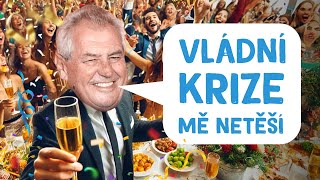 Zeman káže o krizích Jurečka si vyhrnuje rukávy Andrej srká kapučínko [upl. by Aluin]