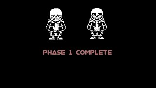 Last Breath Sans Phase 1 No Commentary Full Fight with dialogue [upl. by Derzon144]