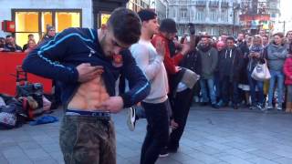 GANGNAM STYLE I LEICESTER SQUARE LONDON I STREET DANCING 2016 [upl. by Iila511]