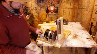 1x30quot Belt sander homemade from recycled materials [upl. by Olympias]