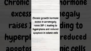 Acromegaly amp Colorectal cancer  MRCP revision  shorts acromegaly coloncancer colorectalcancer [upl. by Av]