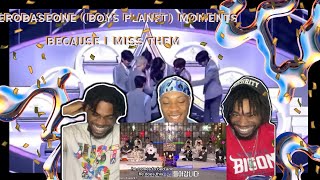 zerobaseone boys planet moments because i miss them reaction [upl. by Nahgam]