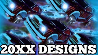 TOP 10 20XX DESIGNS OF ALL TIME Rocket League Car Designs [upl. by Lanrev]