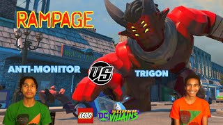 Rampage Trigon vs AntiMonitor Lego DC Super Villains [upl. by Goff]