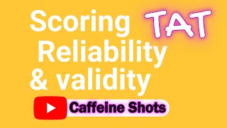 Scoring Reliability amp Validity of TAT  Clinical Psychology [upl. by Spear592]