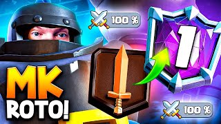 EL MEJOR MAZO DE MEGACABALLERO PARA SUBIR DE LIGA EN CLASH ROYALE [upl. by Seabrooke]