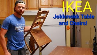 Building the IKEA Jokkmokk Table and Chairs [upl. by Yrennalf]