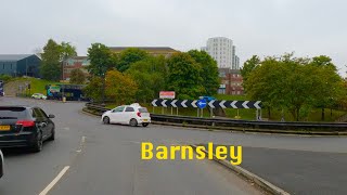 Driving Through Barnsley During Afternoon Rush Hour in 4K [upl. by Alyl]