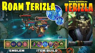 Terizla Best Build and Emblem 2024  Terizla Gameplay pt39  Roam Gameplay  MLBB [upl. by Yecrad]