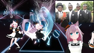 Beat Saber Coffin Dance meme song [upl. by Cathi776]