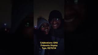 Celebrations GHA Fireworks Display 2024 Mr amp Mrz Pose Clip 10  Tues 051124 [upl. by Desmond310]