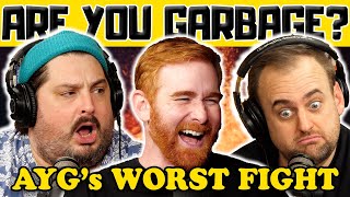 Are You Garbages Worst Fight w Andrew Santino [upl. by Akilak]