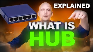 What Is Network Hub Explained  CompTIA A Core 1 [upl. by Gudrin]