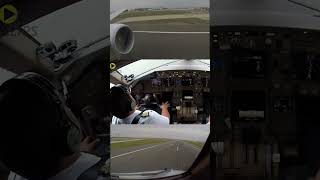 HEAVY B777300ER Cockpit Takeoff for 11 Hour Domestic Flight AIRCLIPS [upl. by Swane150]