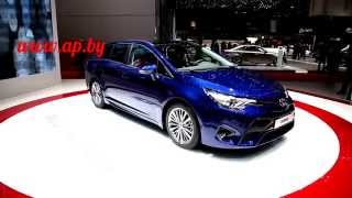 Geneva AutoShow New Toyota Avensis [upl. by Neelie]