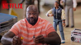 Shaq Plays With Beverly Hills Cop Axel F Action Figures  Netflix [upl. by Eniamret]