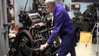 Heidelberg Platen Press in use [upl. by Waugh]