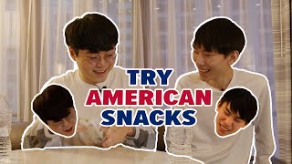 Malrang and Showmaker try American Snacks [upl. by Rehpotisrhc]