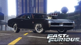 FAST AND FURIOUS  Doms Charger Car Build  Gta 5 [upl. by Gusti]