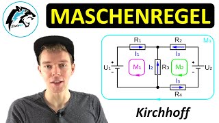 Maschengleichungen aufstellen Kirchhoff  Gleichstromschaltung [upl. by Leen61]