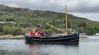 The Vic 32 departs Tarbert Loch Fyne 7524 [upl. by Haelak434]