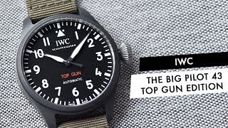 REVIEW The IWC Big Pilot’s Watch 43 TOP GUN Ceramic [upl. by Gaskins]