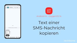 Text einer SMSNachricht kopieren  OnePlus Android 14  OxygenOS 14 [upl. by Anilejna386]