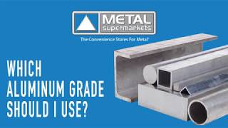 Which Aluminum Grade Should I Use  Metal Supermarkets [upl. by Llenet660]