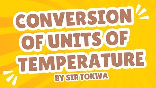 Mastering Temperature Conversions From Celsius to Fahrenheit and Beyond [upl. by Zeeba]