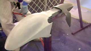 Painting Motorcycle Front Fenders [upl. by Biamonte672]