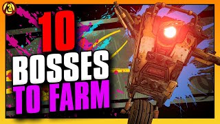 Top 10 Best Bosses to Farm in Borderlands 3 [upl. by Dabney]