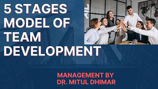 Tuckmen 5 stages model of team development  5 stages of team development in organizational behavior [upl. by Ronnoc]