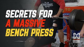 3 Secrets For A MASSIVE Bench Press [upl. by Ahsie75]