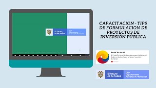 CAPACITACION  TIPS DE FORMULACION DE PROYECTOS DE INVERSIÓN PÚBLICA [upl. by Atteloc]