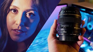 Best Budget Portrait Lens The Canon EF 85mm USM f18  Why you Need It Samples [upl. by Ashti]