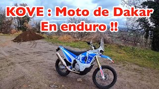 KOVE  une moto pour le Dakar ￼en enduro  Prix  9999 euro [upl. by Daigle]