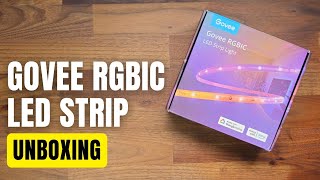 Govee RGBIC LED Strip Lights H619A Unboxing [upl. by Nojed]