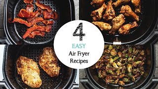 4 EASY Air Fryer Recipes for beginners [upl. by Calise]