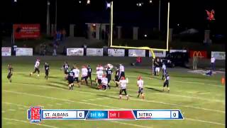 St Albans  45  Hunter Chandler  2yd Rushing TD [upl. by Ajet]