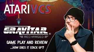 Gravitar Recharged by Atari Review on the Atari VCS [upl. by Weslee]