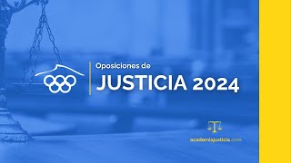 Sesión Informativa Oposiciones de Justicia 2024 [upl. by Idnal274]