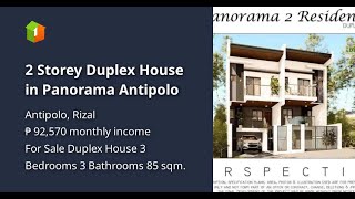 2 Storey Duplex House in Panorama Antipolo [upl. by Dave]