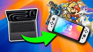 How to install games on Jailbroken Nintendo Switch using a Mac  DBInstaller amp Android File Transfer [upl. by Llorre607]