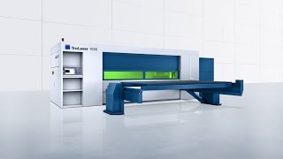 TRUMPF Laserschneiden TruLaser 1030 fiber 2014 mit integriertem Laser [upl. by Ttenna]