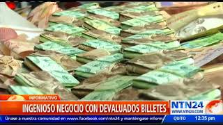 Venezolano convirtió los bolívares devaluados en artesanías que vende en la frontera con Colombia [upl. by Kailey]