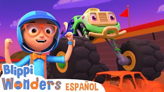 Camiones Monstruo 🚚  Blippi Wonders  Caricaturas para niños  Videos educativos para niños [upl. by Trutko121]